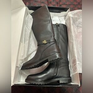 NIB Lauren Ralph Lauren Hallee leather boots
Size 9.5B